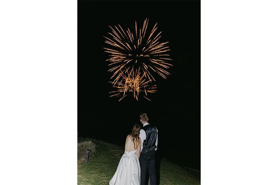 Professional pyrotechnic display